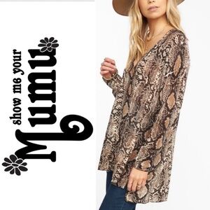 Show me your MuMu Oversized Sweater | Snakeskin print
